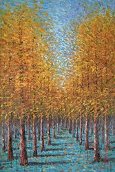 Arborial Parade by Inam - Original Painting on Stretched Canvas sized 59x39 inches. Available from Whitewall Galleries